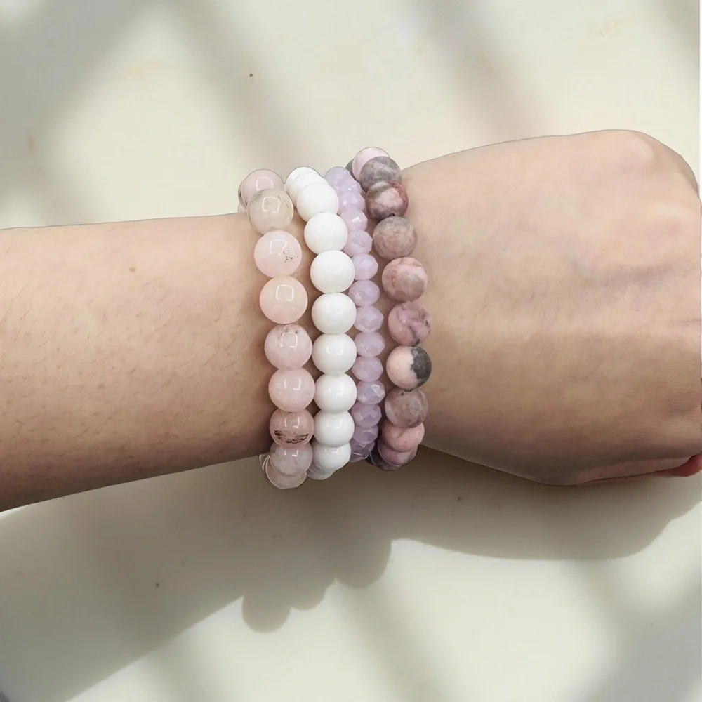 “Mom” Arm Candy Beaded Bracelet